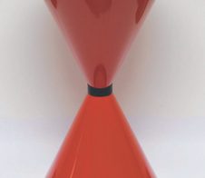 SZ Metall Standaschenbecher rot