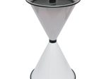 SZ Metall Standaschenbecher weiß