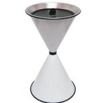 SZ Metall Standaschenbecher weiß