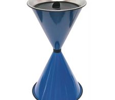 SZ Metall Standaschenbecher blau