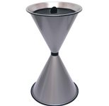 SZ Metall Standaschenbecher silbermetallic