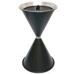 SZ Metall Standaschenbecher schwarz