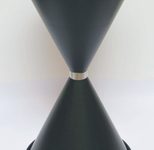 SZ Metall Standaschenbecher schwarz