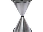 SZ Metall Standaschenbecher silber