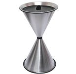 SZ Metall Standaschenbecher silber