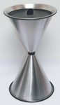 SZ Metall Standaschenbecher silber