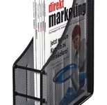 Zeller Stehsammler Meshline Metall lackiert anthrazit , DIN A4