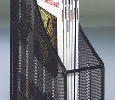 Zeller Stehsammler Meshline Metall lackiert anthrazit , DIN A4