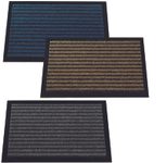 Mercury Fußmatte Grattant 40,0 x 60,0 cm anthrazit gemustert