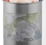 DURABLE Papierkorb 15,0 l silbermetallic