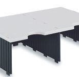 styro Styrodoc Jumbo Aufbaueinheit Sortierstation DIN C4 2 -Fach grau/schwarz
