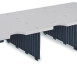 styro Styrodoc Jumbo Aufbaueinheit Sortierstation DIN C4 3 -Fach grau/schwarz