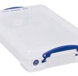 Really Useful Box Aufbewahrungsbox 4,0 l - 39,5 x 25,5 x 8,8 cm transparent