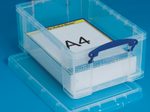 Really Useful Box Aufbewahrungsbox 9,0 l - 39,5 x 25,5 x 15,5 cm transparent