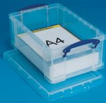 Really Useful Box Aufbewahrungsbox 9,0 l - 39,5 x 25,5 x 15,5 cm transparent