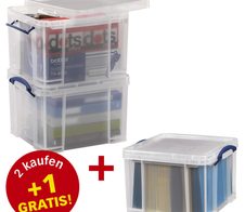Really Useful Box Aufbewahrungsbox 35,0 l - 48,0 x 39,0 x 31,0 cm transparent