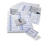 DURABLE Namensschilder transparent 9 cm x 5.4 cm