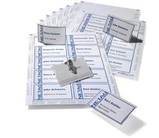 DURABLE Namensschilder transparent 9 cm x 5.4 cm