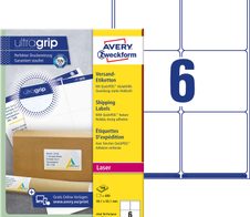 AVERY Zweckform Versandetiketten L7166-100 weiß 99,1 x 93,1 mm