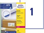 AVERY Zweckform Versandetiketten L7167-100 weiß 199,6 x 289,1 mm