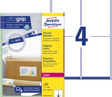 AVERY Zweckform Versandetiketten L7169-100 weiß 99,1 x 139,0 mm