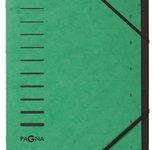 PAGNA Ordnungsmappe DIN A4 7-Fach  grün