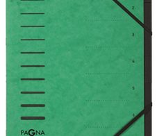PAGNA Ordnungsmappe DIN A4 7-Fach  grün