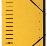 PAGNA Ordnungsmappe DIN A4 7-Fach  gelb