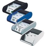 helit Visitenkartenbox weiß/schwarz weiß