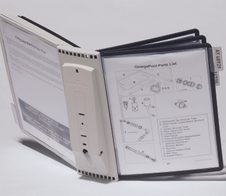 DURABLE SHERPA Display System Wall 10 Sichttafelsystem DIN A4