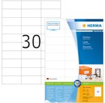 HERMA Etiketten 4612 weiß 70,0 x 29,7 mm