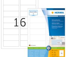 HERMA Etiketten 4479 weiß 88,9 x 33,8 mm