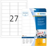 HERMA Etiketten 4347 weiß 63,5 x 29,6 mm