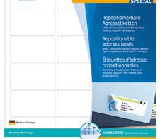 HERMA Adressetiketten 5074 weiß 63,5 x 38,1 mm