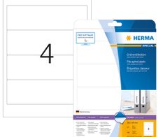 HERMA Ordneretiketten 59,0 x 192,0 mm weiß