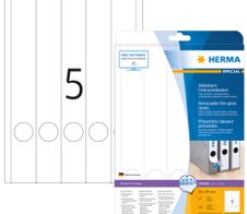 HERMA Ordneretiketten 38,0 x 297,0 mm weiß
