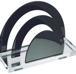 WEDO Briefständer Acryl Exclusiv glasklar/schwarz