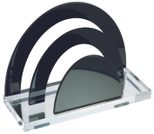 WEDO Briefständer Acryl Exclusiv glasklar/schwarz