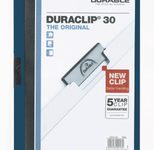 DURABLE Klemmhefter Duraclip DIN A4 nachtblau