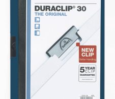 DURABLE Klemmhefter Duraclip DIN A4 nachtblau