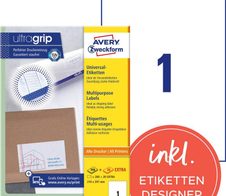 AVERY Zweckform Etiketten 3478-200 weiß 210,0 x 297,0 mm