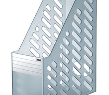 HAN Stehsammler Klassik XXL antistatischer, schwermetallfreier Kunststoff grau-transparent , DIN C4