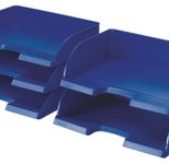 LEITZ Briefablage Standard quer Plus DIN A4 quer blau