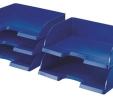 LEITZ Briefablage Standard quer Plus DIN A4 quer blau