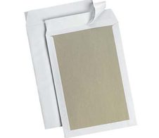 MAILmedia Papprückwandtaschen DIN B4 weiß