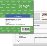 SIGEL Formularbuch Quittung, MwSt. separat ausgewiesen DIN A6 quer 1x 50 Seiten