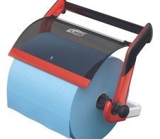 TORK Putzrollenhalter Performance W1 1 Rolle schwarz, rot