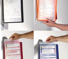 DURABLE VARIO® WALL Wand-Sichttafelsystem DIN A4