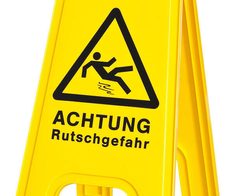 Warnaufsteller Achtung Rutschgefahr 28 cm x 58 cm