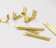 folia Verschlussclipse gold